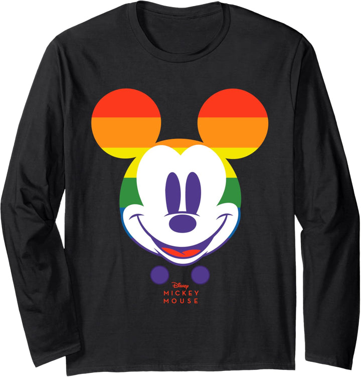 Disney Year of the Mouse Happy as a Rainbow Mickey June Langarmshirt