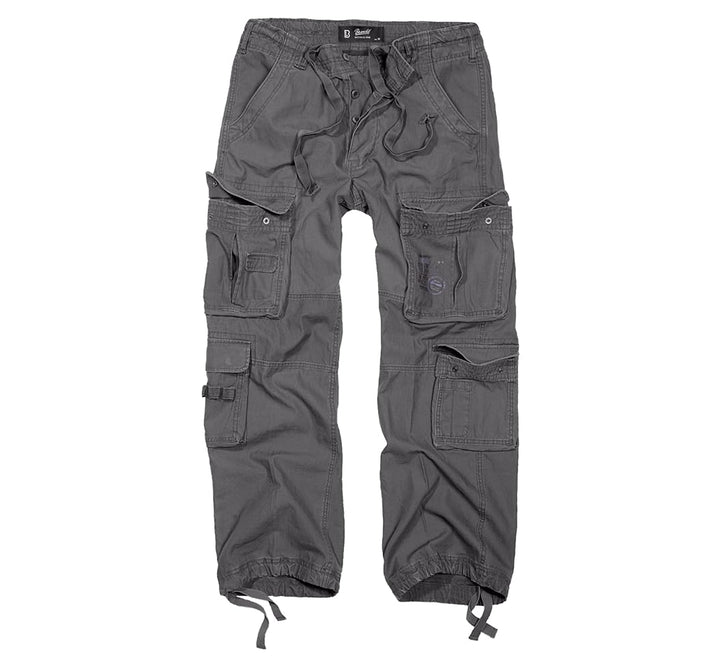 Brandit Herren Pure Vintage Pants Hose, S Charocal Grey