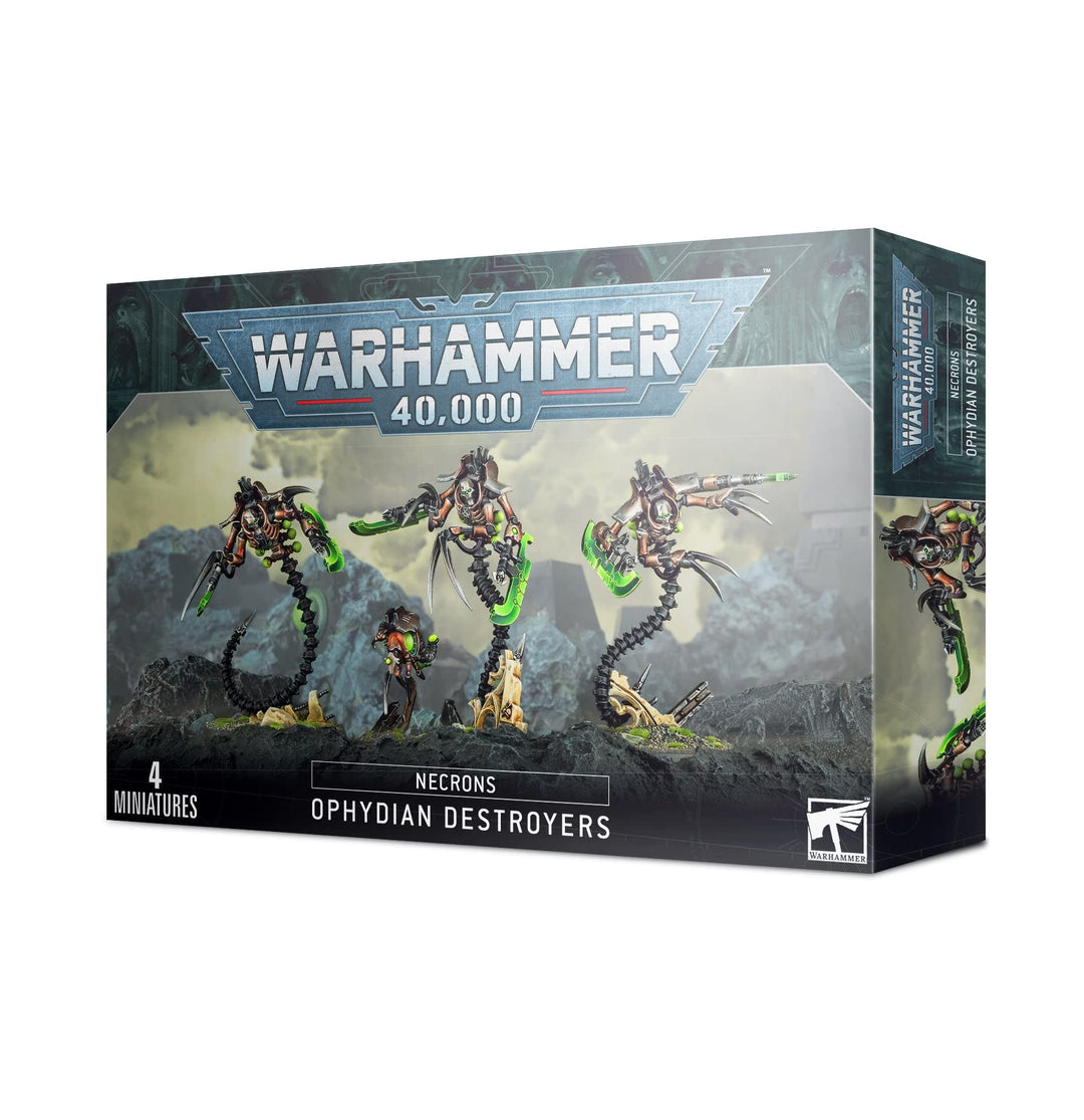 Games Workshop - Warhammer 40.000 - Necrons: Ophydian Destroyers, Schwarz