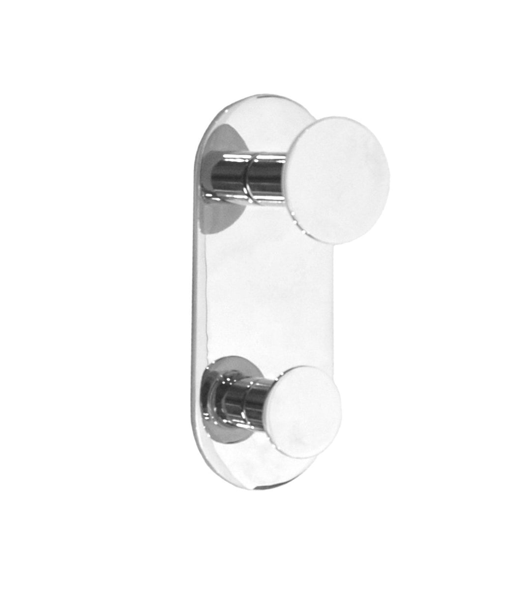 Smedbo "Time" Vertical Double Towel Hook, Polished Chrome