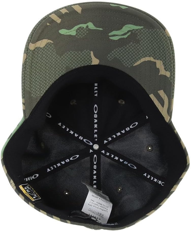 Oakley Herren Tincan Cap S Grüne Streifen/Griff-Tarnmuster, S Grüne Streifen/Griff-Tarnmuster