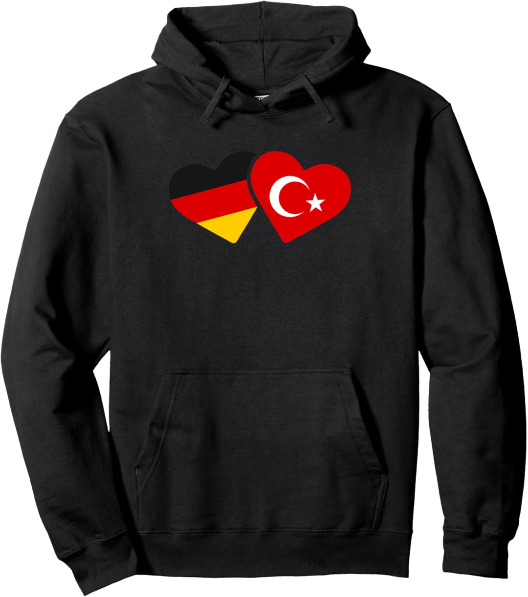 Deutschland Türkei Liebe Herz Freunde Love Geschenk Pullover Hoodie