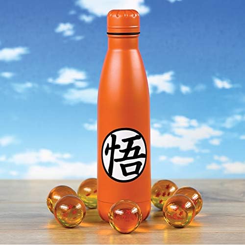 Dragon Ball Z Metallflasche (Capsule Corp Design) Isolierte Reise-Metallgetränkeflasche, 540ml - Off