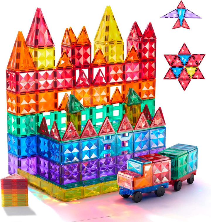 Mideer Bunte Magnetfliesen (Magnetic Tiles) 100 Stück 3+
