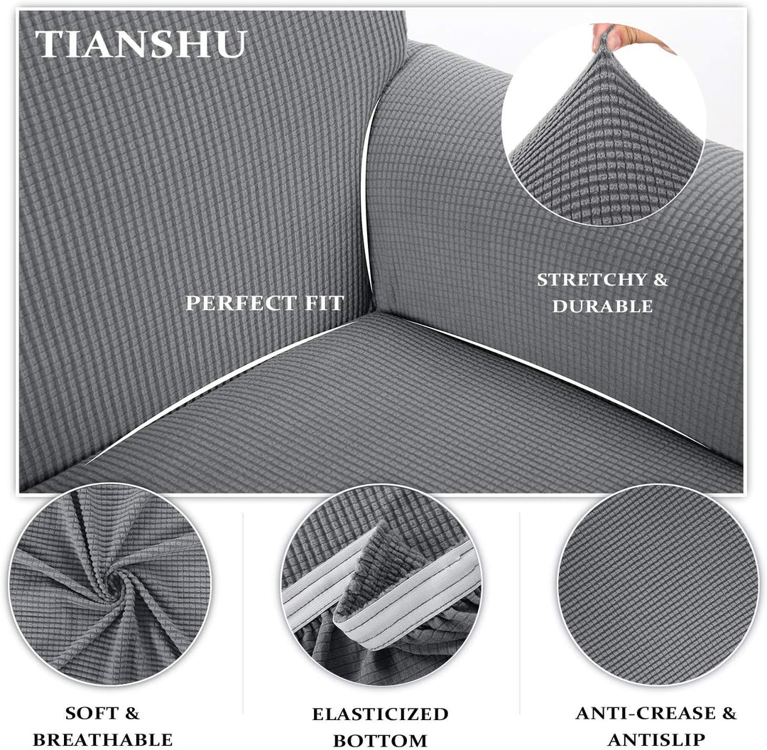 TIANSHU 1 Sitzer Sesselschoner, Liegestuhlbezug Sesselhusse Sesselschoner für Fernsehsessel Elastisc