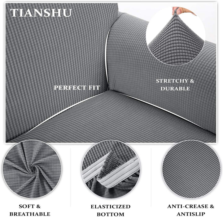 TIANSHU 1 Sitzer Sesselschoner, Liegestuhlbezug Sesselhusse Sesselschoner für Fernsehsessel Elastisc