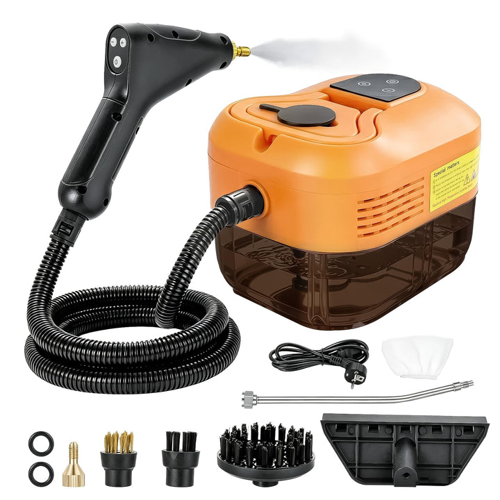 4.5 Bar Dampfreiniger Handgerät, 2500W Handdampfreiniger für das Haus Mehrzweck, 6 Einstellbare Gesc