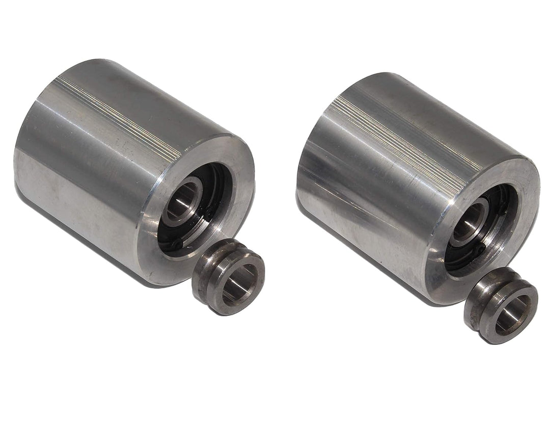 Set mit 2 CNC-gefrästen Bandschleifern für Messerschleifer Ø 50 mm - 55 mm