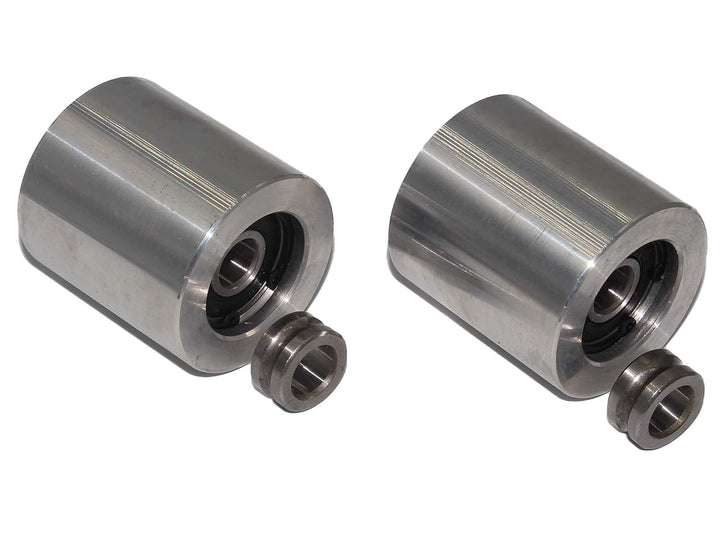 Set mit 2 CNC-gefrästen Bandschleifern für Messerschleifer Ø 50 mm - 55 mm