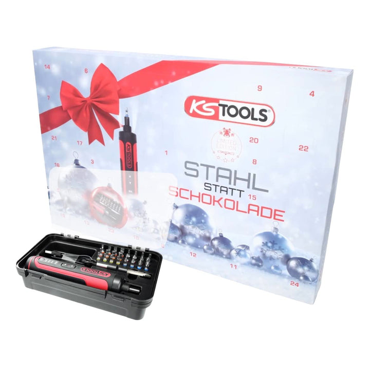 KS Tools TOOLS 999.3333 Adventskalender > Stahl statt Schokolade < Limited Edition 2022, bestehend a
