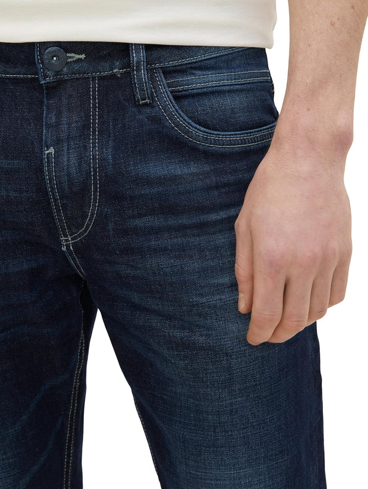 Tom Tailor Herren Trad Relaxed Jeans 32W / 32L 10282 - Dark Stone Wash Denim, 32W / 32L 10282 - Dark
