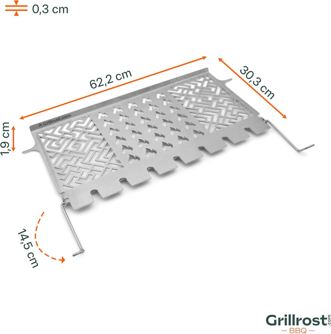 Grillrost.com Das Original Edelstahl Multistation Broil King - Royal 320/340/390 - Warmhalterost War