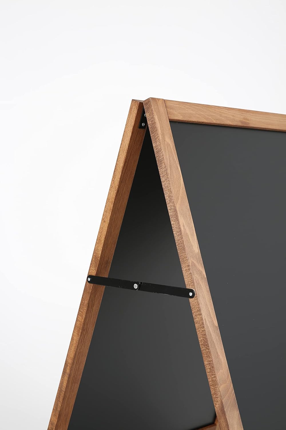 Kreidetafel Kundenstopper Keitum Wood Line | hochwertiges, wetterfestes Buchenholz | zwei 78x59cm Kr