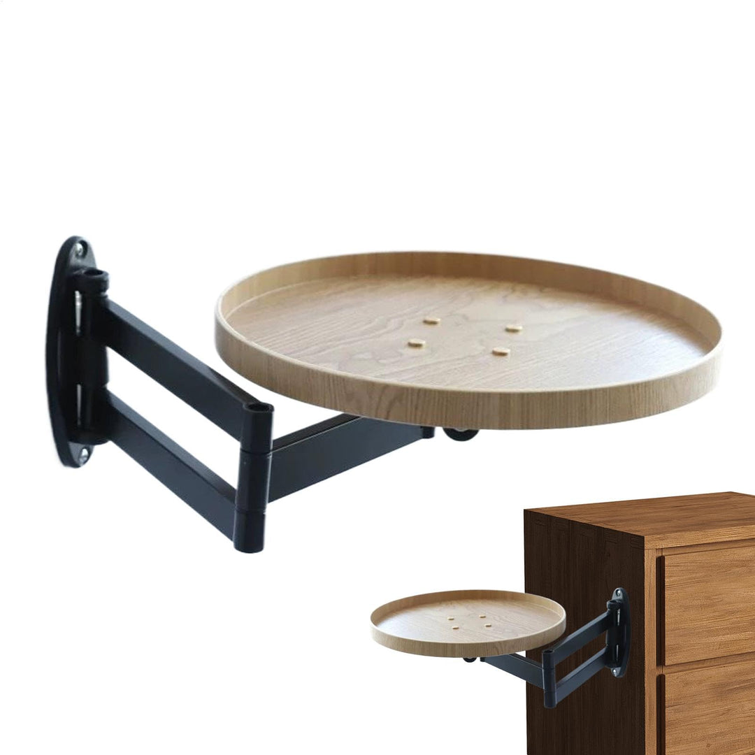 Wandmontierter Tisch, drehbarer Betttisch, einziehbar, schwebender Schreibtisch, nach unten, platzsp