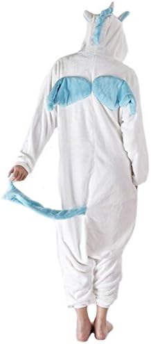 Katara 1744 Jumpsuit, Einhorn weiss-blau, Körpergrösse 165-175cm (L) Einhorn Weiss-blau Körpergrösse