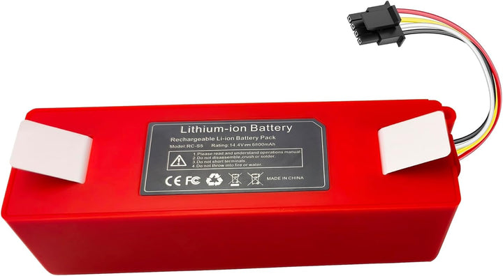 6800mAh Li-ion Ersatz Akku für Roborock S7 S6 S5 S50 Max/MaxV/MaxV Ultra/Pure Xiaomi Roboter Staubsa