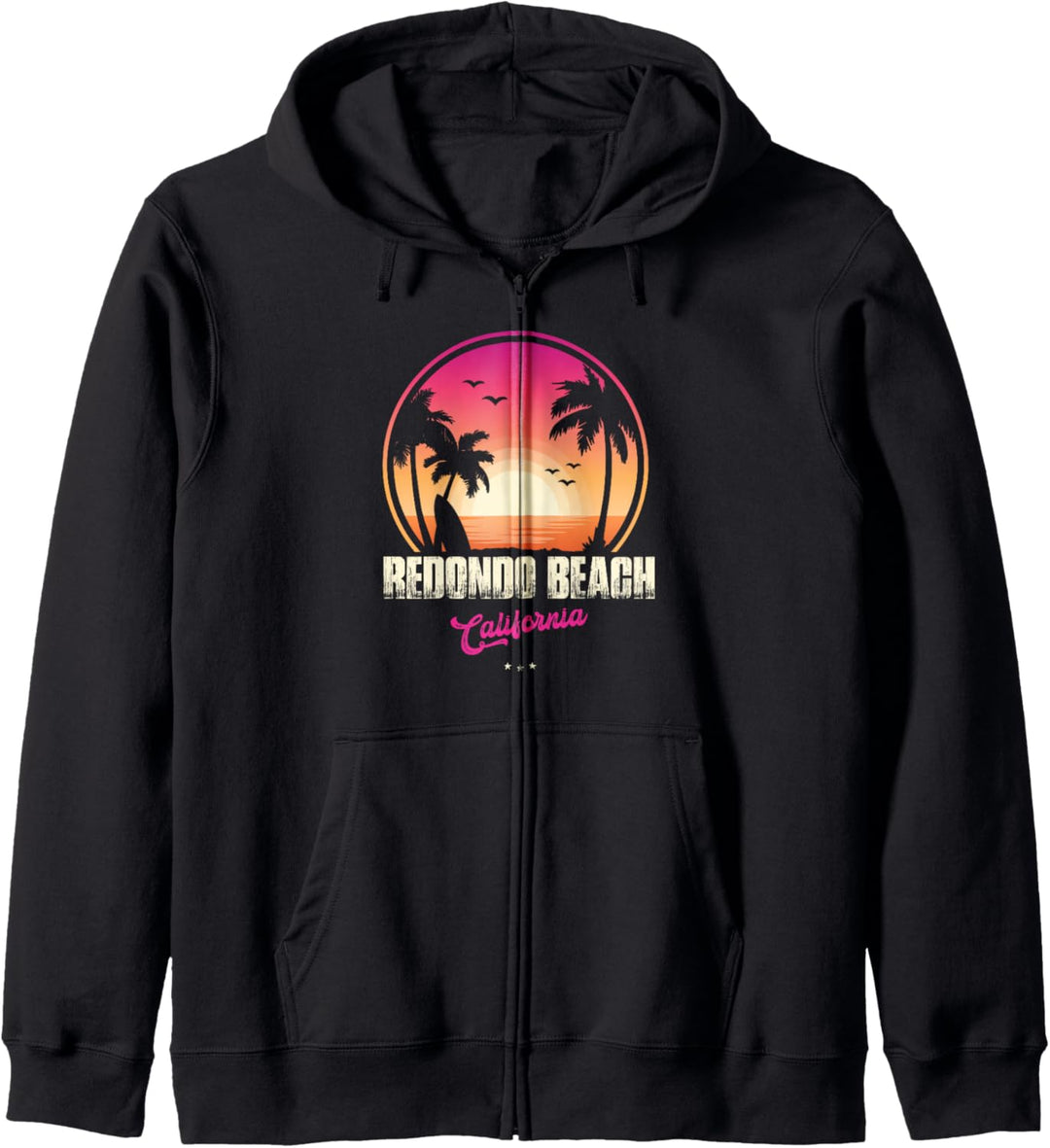 Redondo Beach Souvenir - California Reminder Kapuzenjacke
