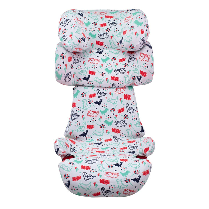 JYOKO KIDS Bezug für Autositz Kompatibel mit Cybex Solution Fix (Dino Party), Dino Party