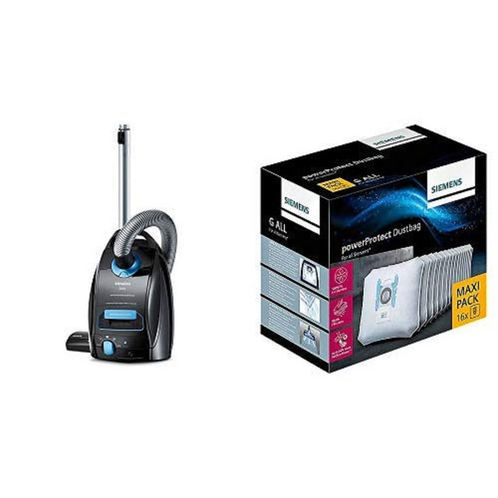 Siemens Q5.0 extreme Silence Power Bodenstaubsauger VSQ5X1230, sehr niedriger Stromverbrauch, 4L Beu