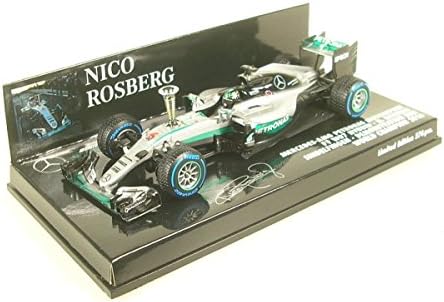 Minichamps 410161006 Mercedes-Benz F1 W07 Hybrid-Sindelfingen Demonstration 2016-Massstab 1:43, Silb