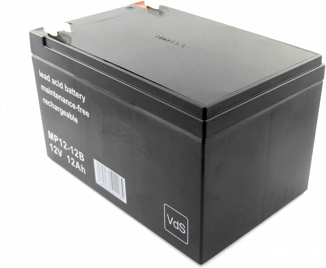 Multipower Blei-Akku 12V / 12Ah MP12-12B, 12V, 12000mAh, Pb