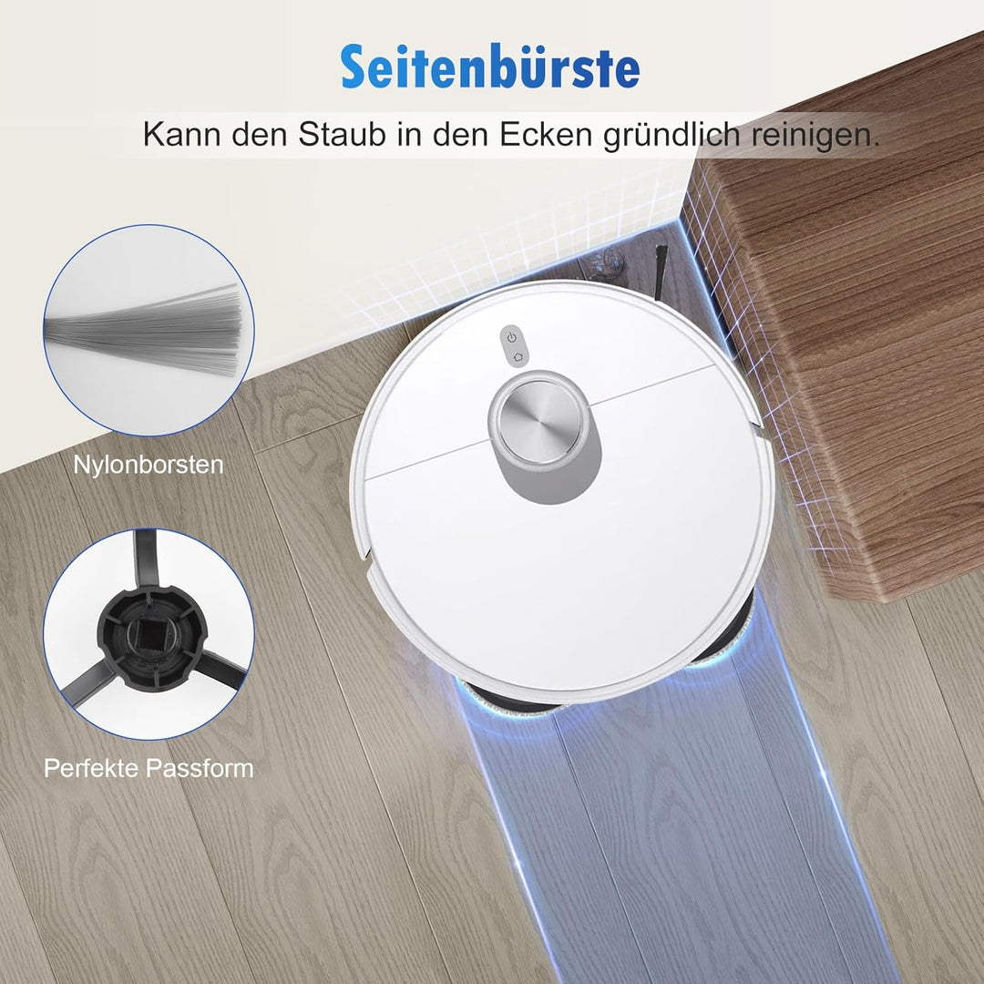 18 Stück Zubehör für Xiaomi Robot Vacuum X20 Max / X20 Pro Saugroboter, Ersatzteile mit 1 Hauptbürst