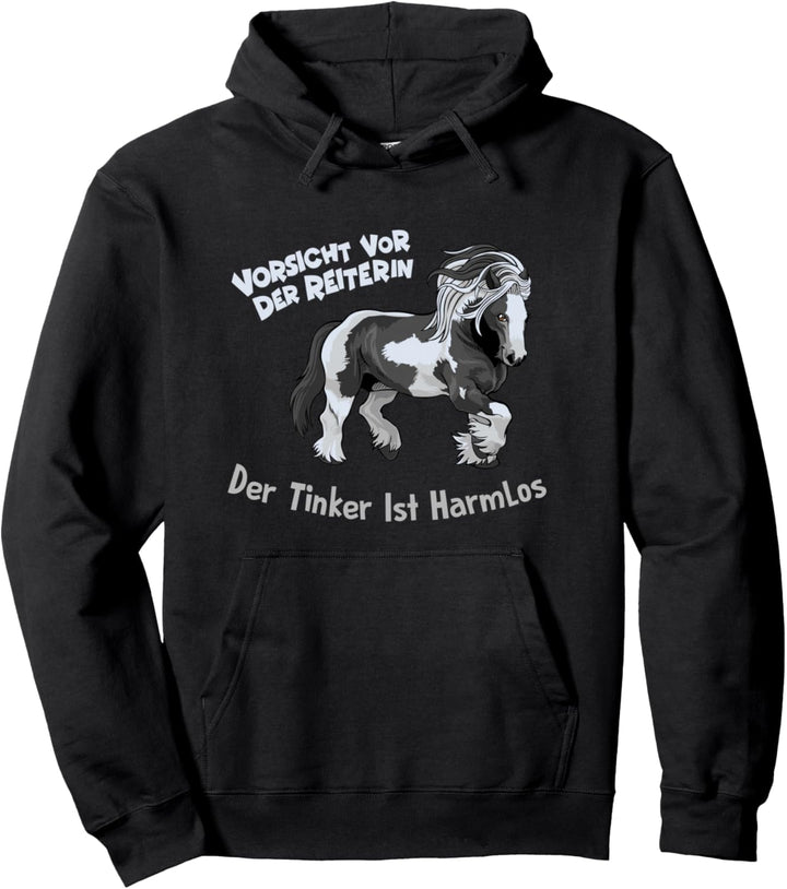 Tinker Reiterin Pferd Pony Reiten Pullover Hoodie