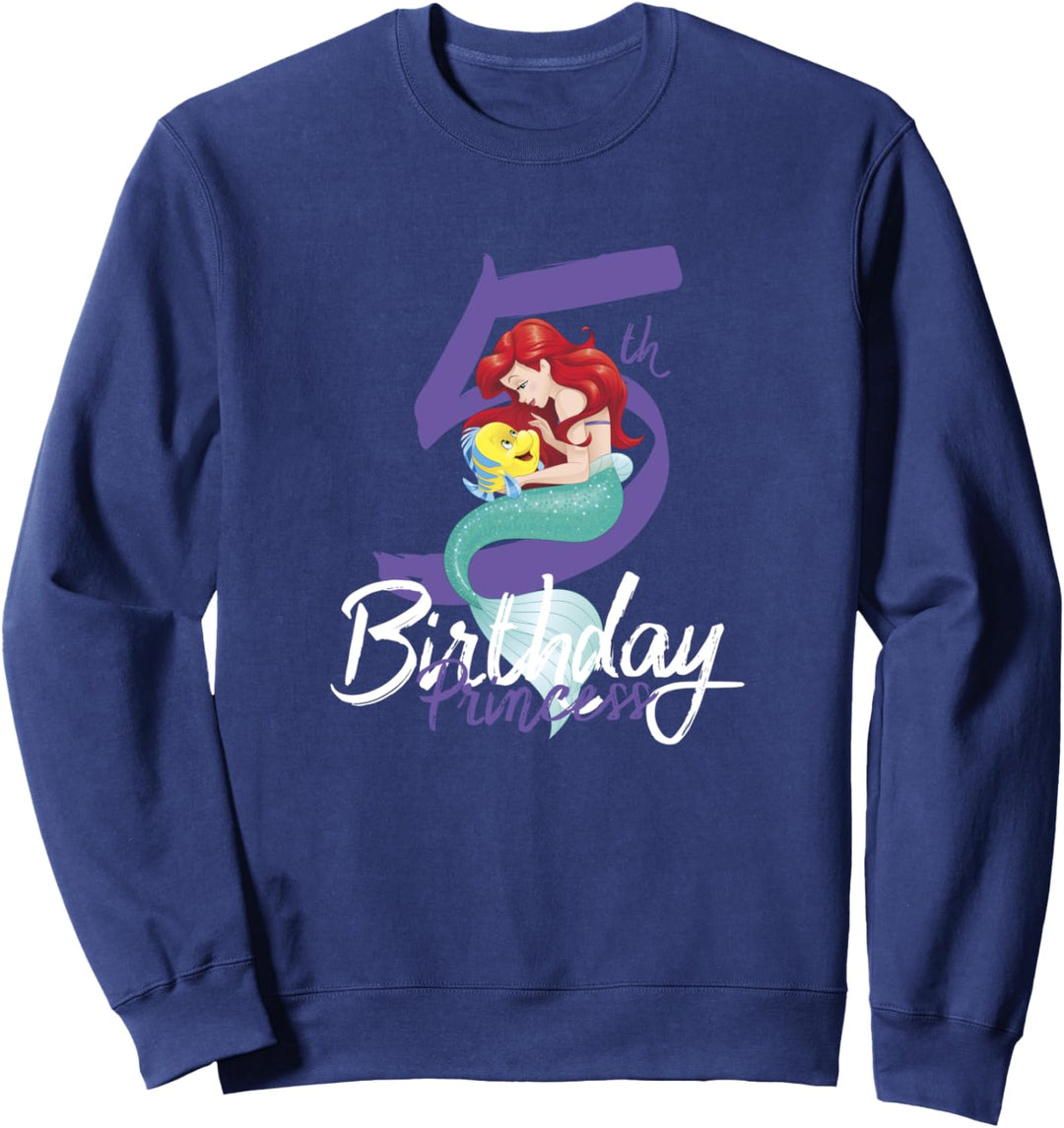 Disney Little Mermaid Ariel 5th Birthday Princess Sweatshirt