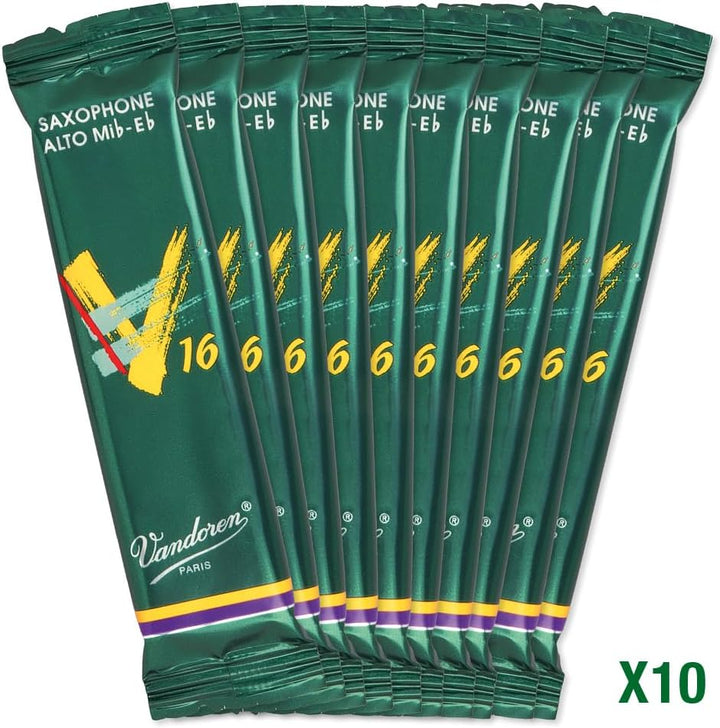 Vandoren SR7015 V16 Alt Saxophon Blätter - 10 Einheiten Stärke 1.5, Stärke 1.5