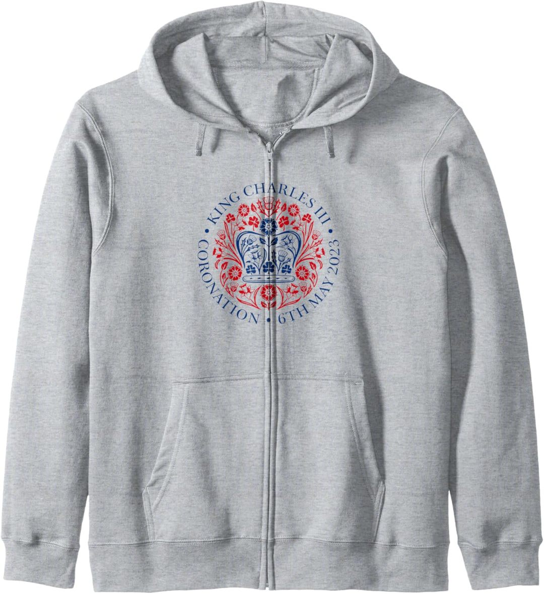 Kings Coronation Offizielles Logo-Emblem Kapuzenjacke