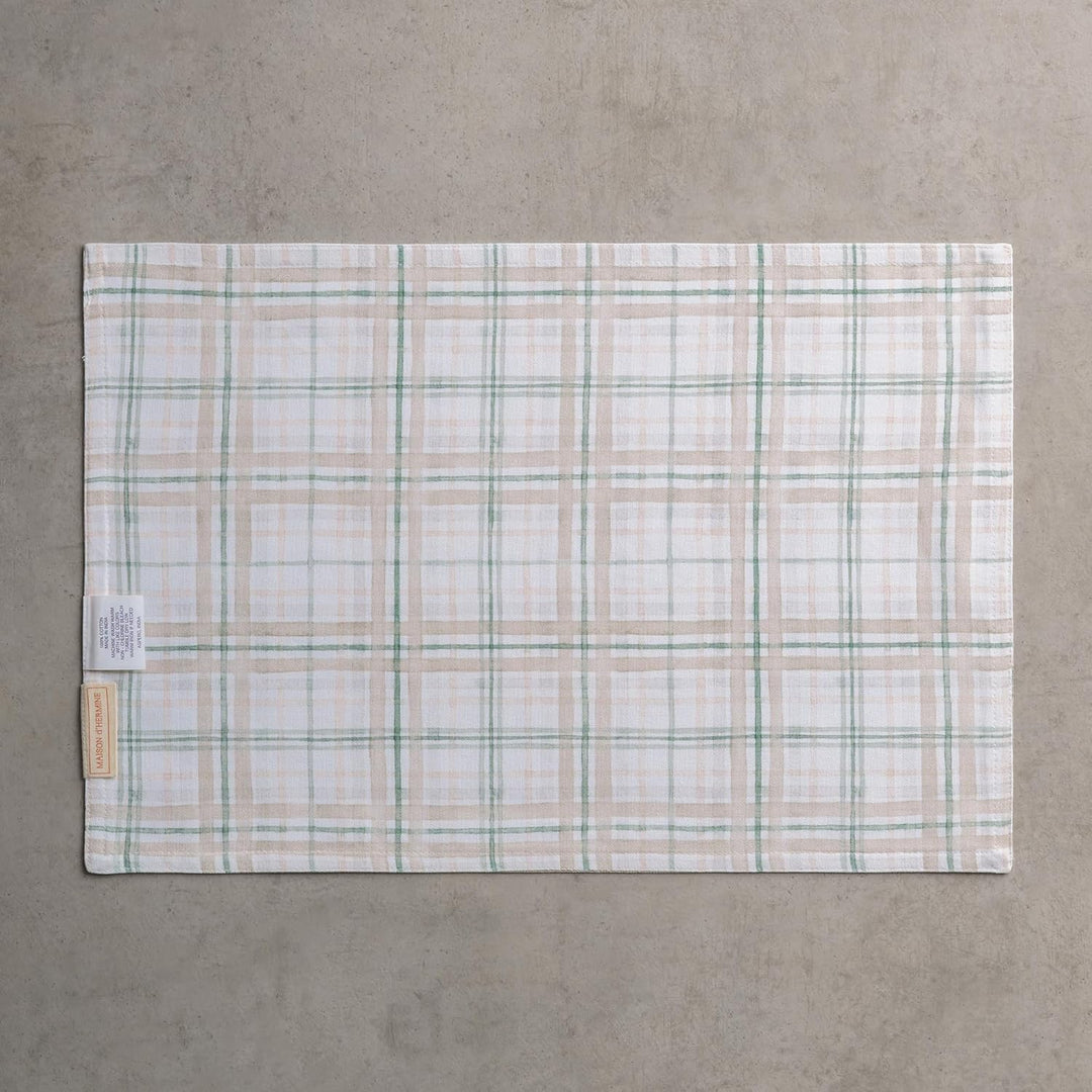 Maison d' Hermine Tischset, 100% Baumwollstoff Set mit 4, dekorative, waschbare Oster-Tischsets für