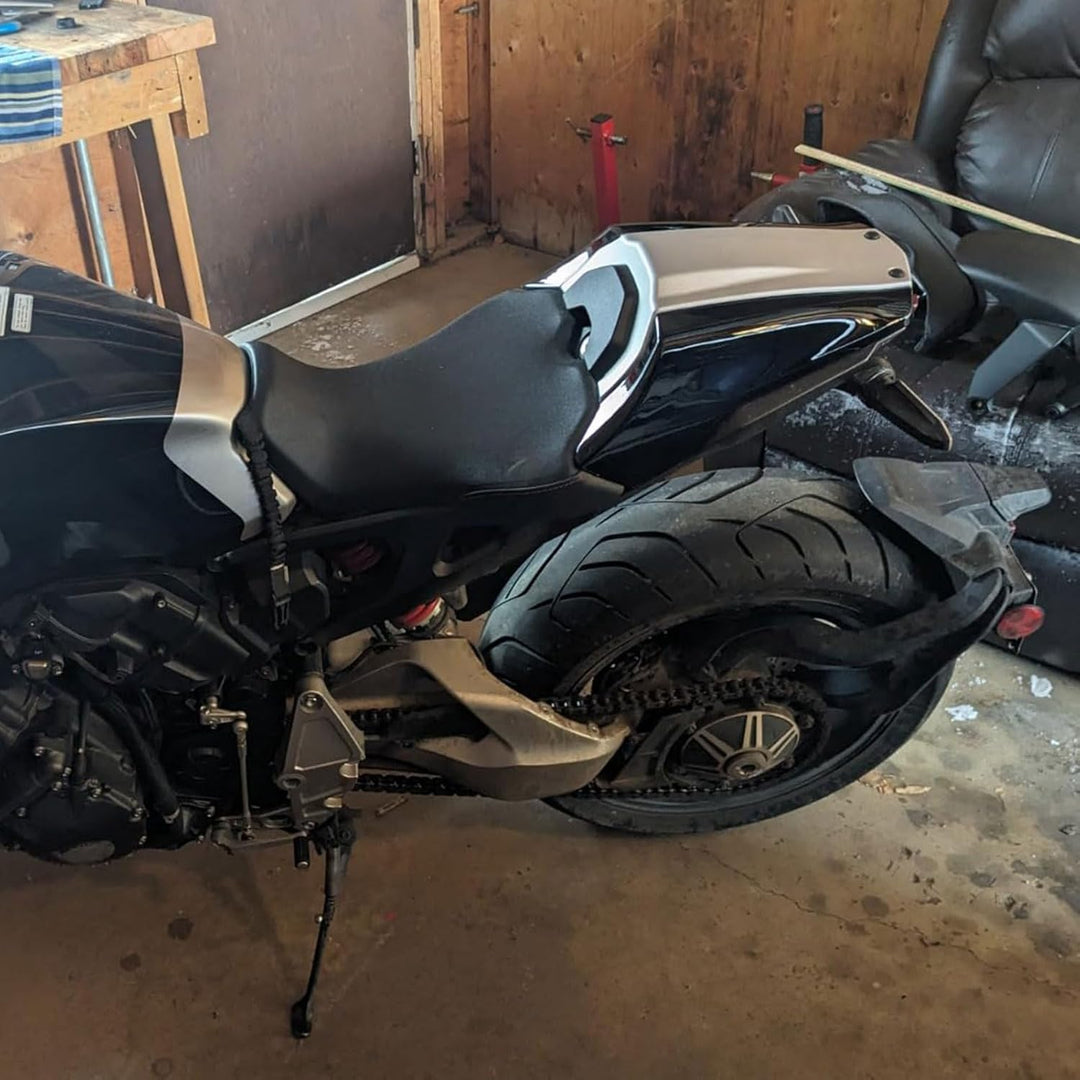 Midimttop Motorrad Hinterer Beifahrer Sozius Sitz bezug Heck verkleidung Verkleidung Kompatibel mit