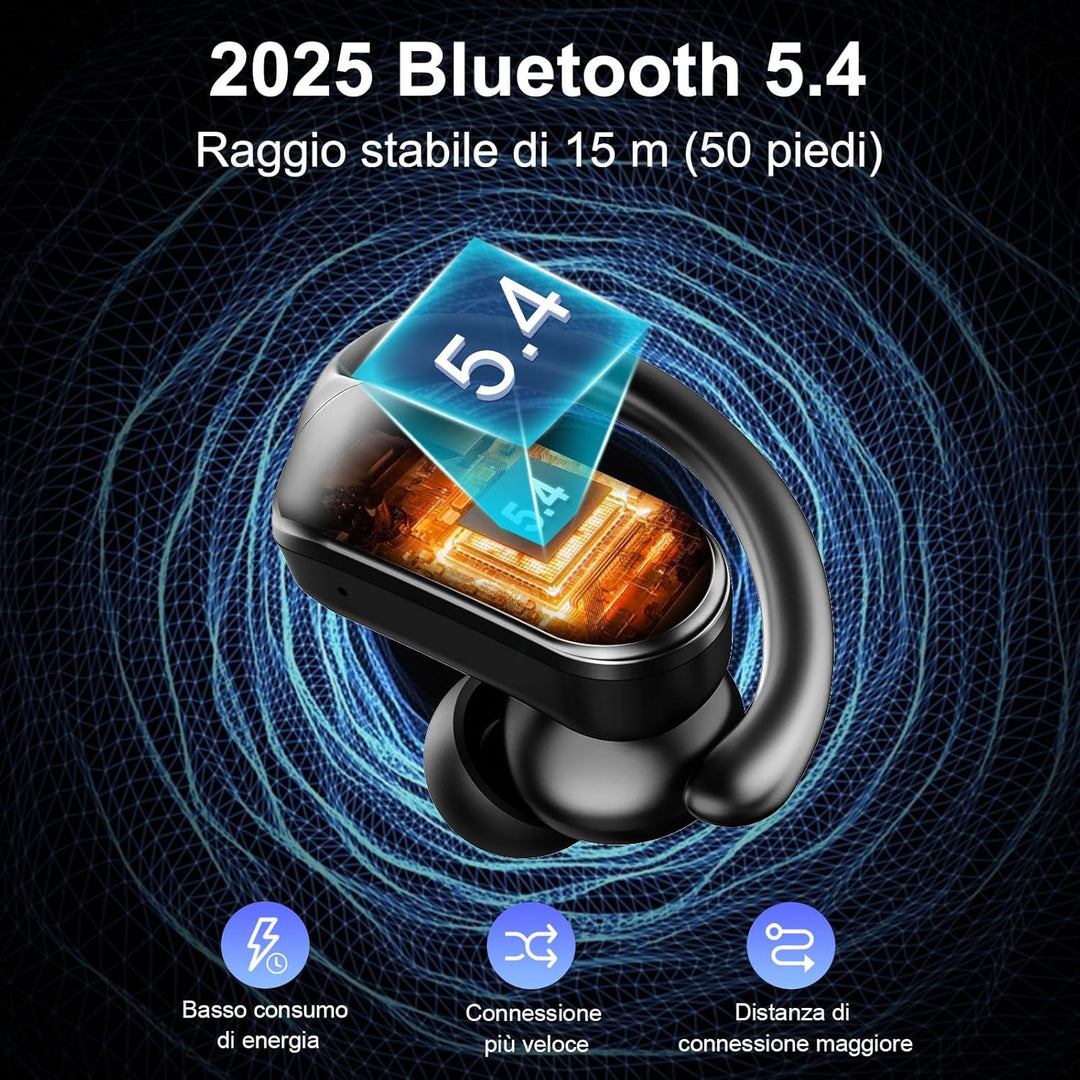 Ordtop Bluetooth Kopfhörer, Kopfhörer Kabellos Bluetooth HiFi Stereo,SY-DE43-3