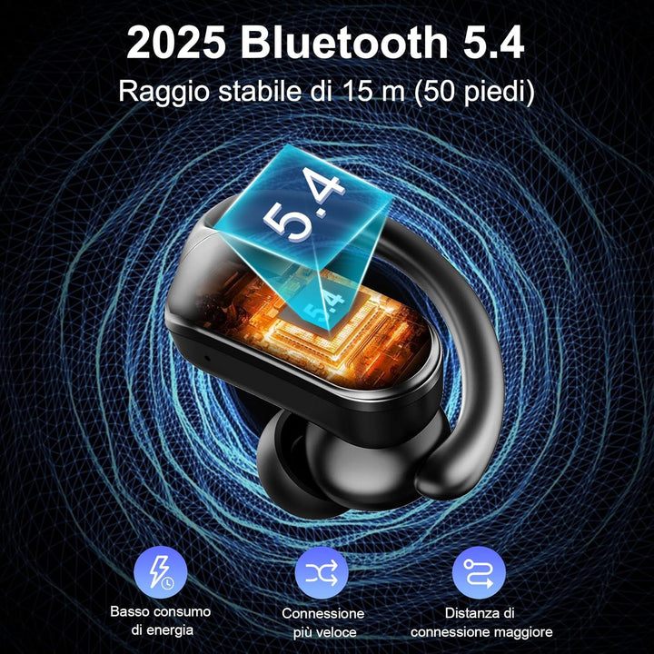 Ordtop Bluetooth Kopfhörer, Kopfhörer Kabellos Bluetooth HiFi Stereo,SY-DE43-3
