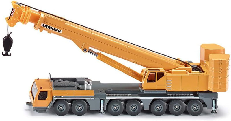 siku 1886, Mobilkran Liebherr, 1:87, Metall/Kunststoff, Gelb, Bewegliche Teile, Mobilkran Liebherr