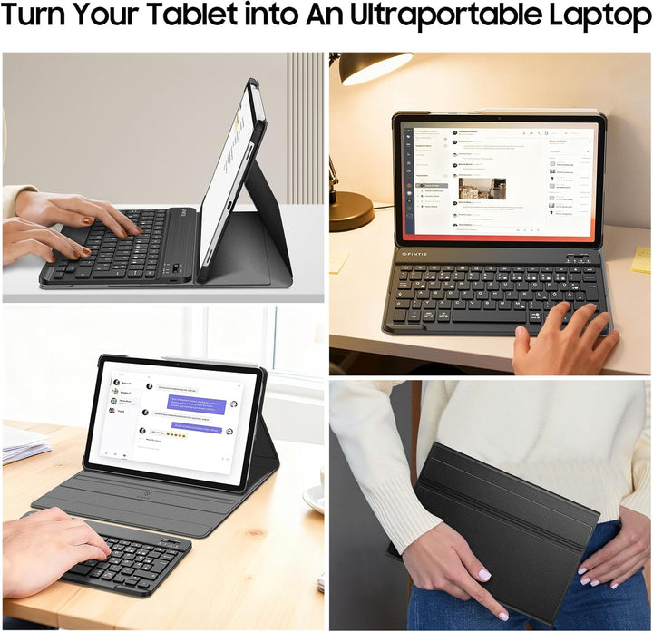 FINTIE Tastatur Hülle für Samsung Galaxy Tab S11 2025 11 Zoll Tablet SM-X730/X736, Keyboard Cover mi