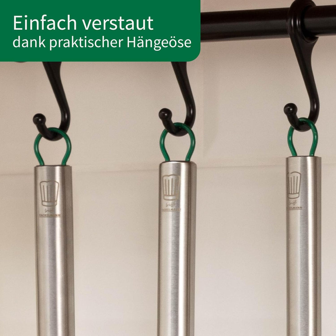 Chefkoch trifft Fackelmann – Premium Knoblauchpresse aus hochwertigem Edelstahl, ergonomisches Desig