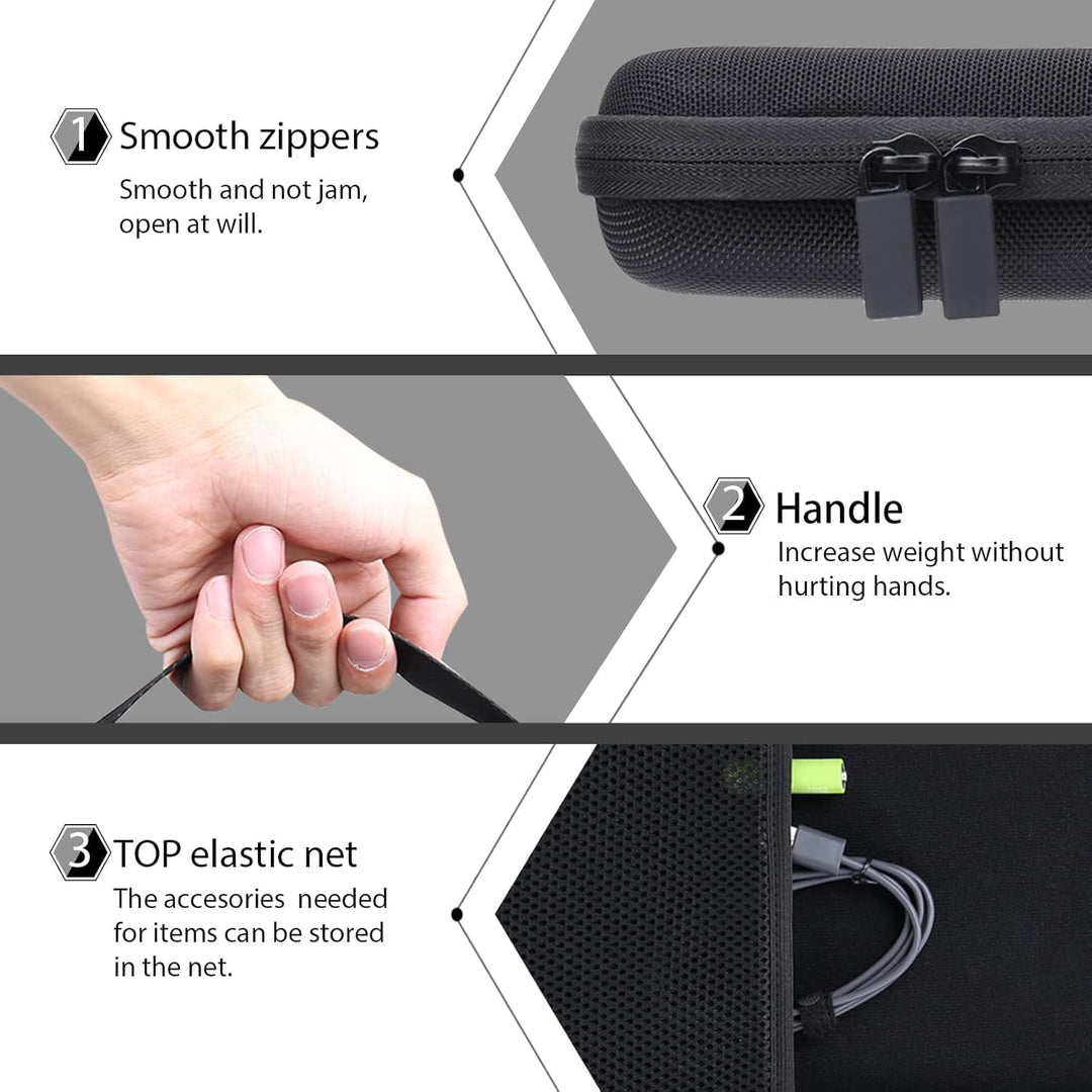 co2CREA Hülle für Logitech Signature K650 Comfort Kabellose Tastatur und Maus - Schutzhülle Case Tas
