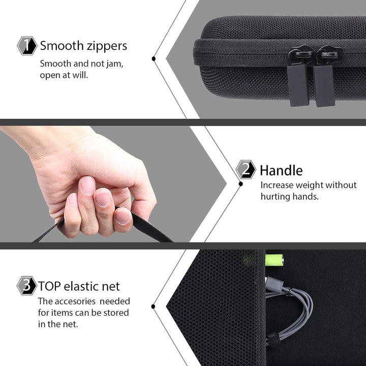 co2CREA Hülle für Logitech Signature K650 Comfort Kabellose Tastatur und Maus - Schutzhülle Case Tas