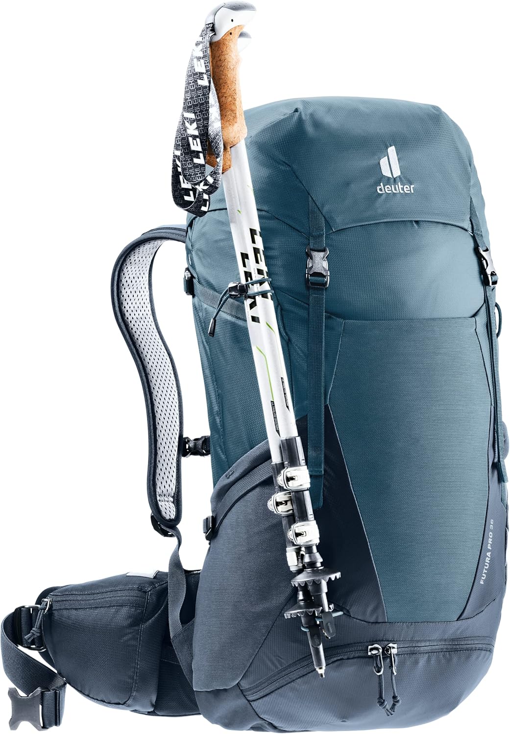 deuter Futura Pro 36 Wanderrucksack, Bundle mit Helmhalterung