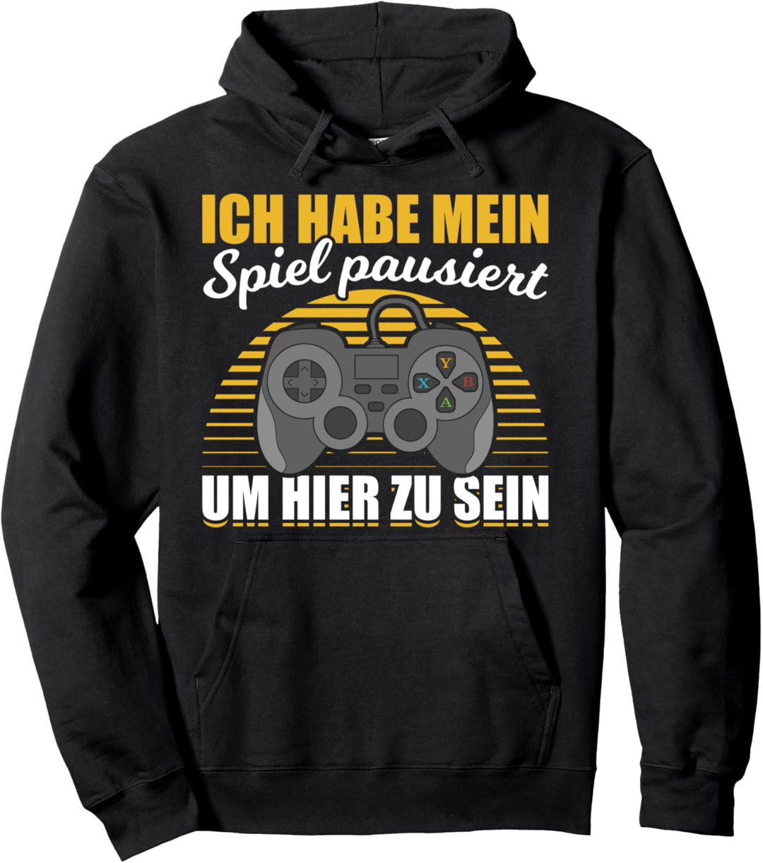 Videospiel Nerd Controller Gamer E Sportler Lustiges Gaming Pullover Hoodie