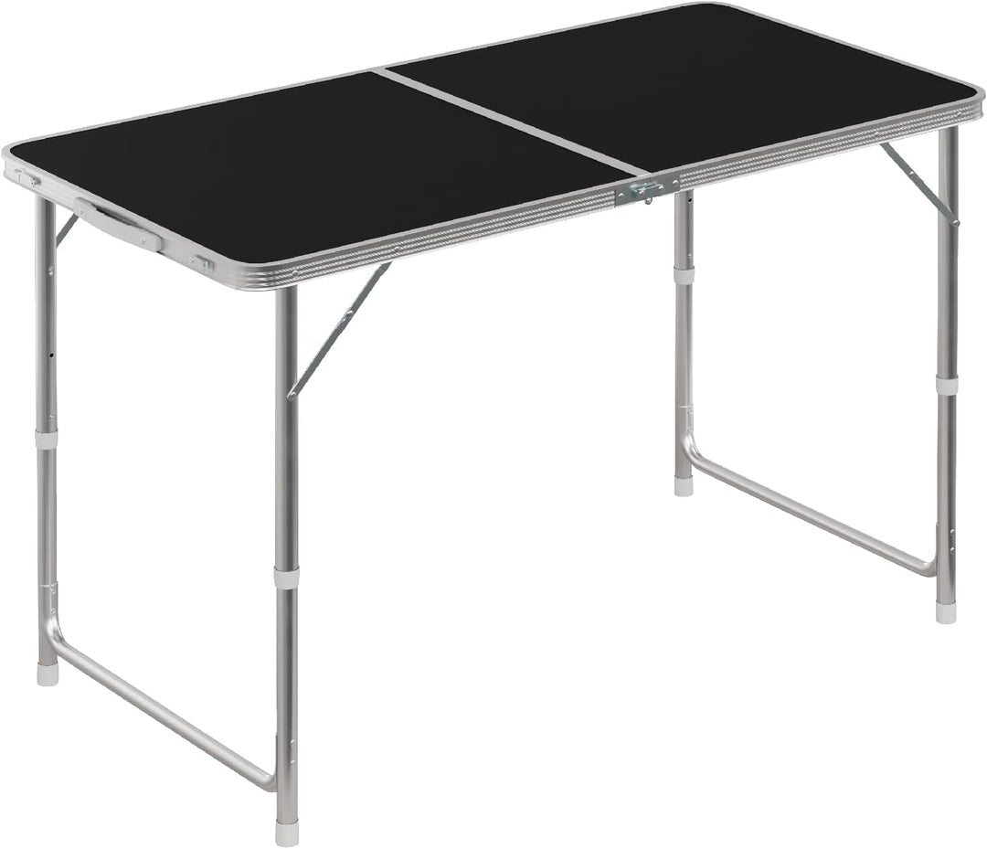 WOLTU Campingtisch Klapptisch Gartentisch Arbeitstisch Balkontisch höhenverstellbar Aluminium MDF Sc