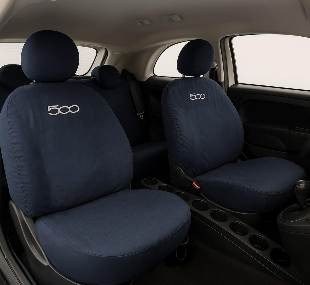 Auto Accessori Lupex - Sitzbezüge für Autositz, kompatibel Autositzbezüge für Cinquecento 500, Dunke