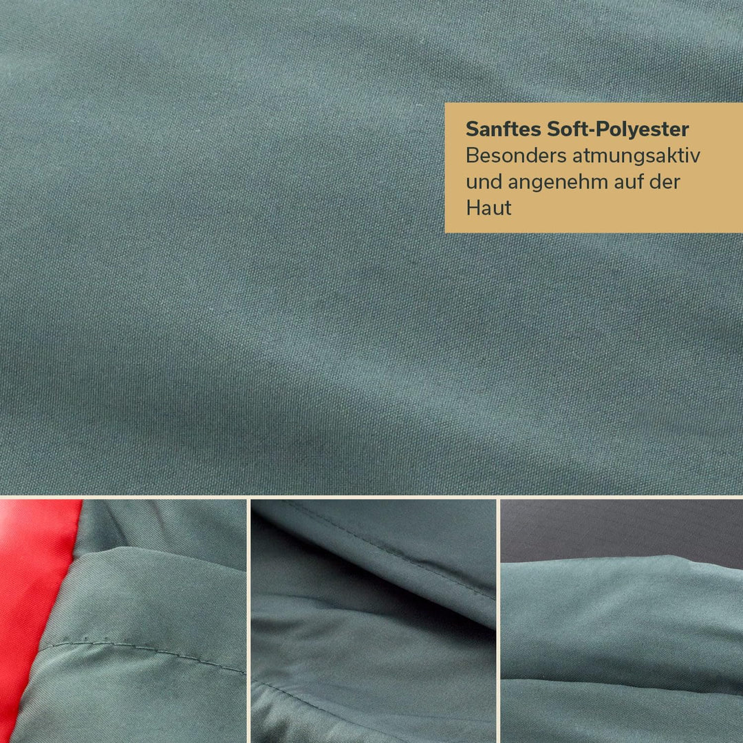 skandika Erwachsene Schlafsack Alaska (RV Links), Schwarz, M, RV Links
