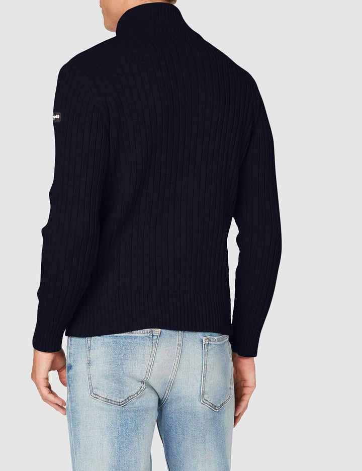 Schott NYC Herren Pullover S Navy, S Navy