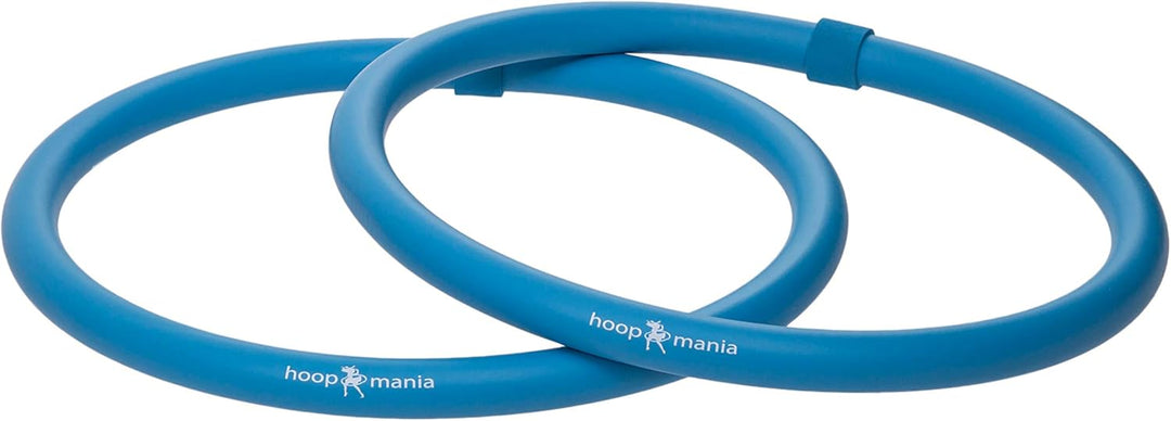 HOOPOMANIA Arm Hoop [2-teilig] Arm Hula Hoop zum Winkearme trainieren mit Schaumstoff Hellblau, Hell