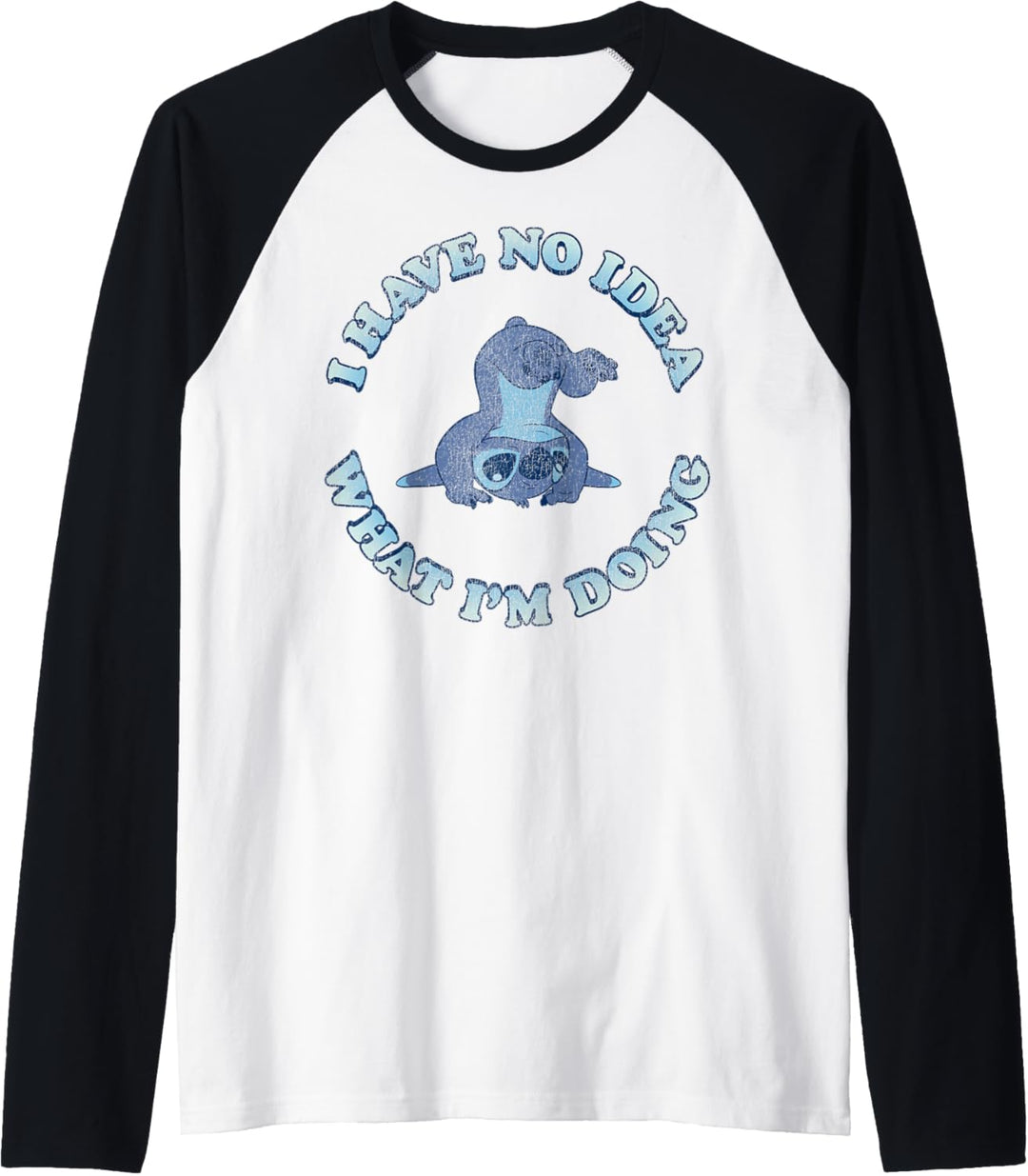 Disney Lilo & Stitch I Have No Idea What I'm Doing Raglan