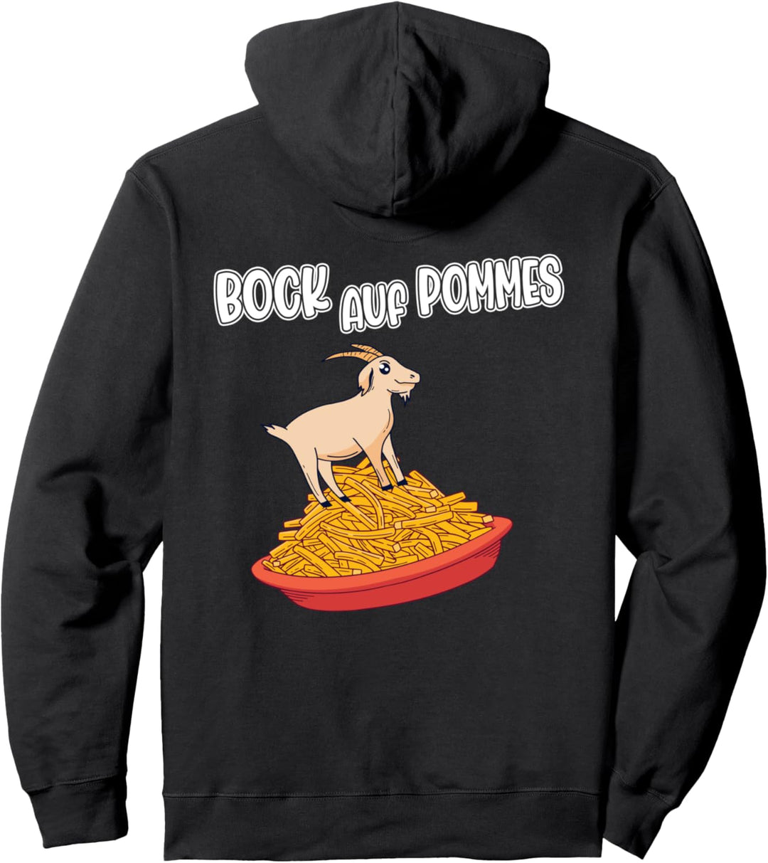 Herren Pommes Männer Fritten, Bock Auf Pommes Pullover Hoodie