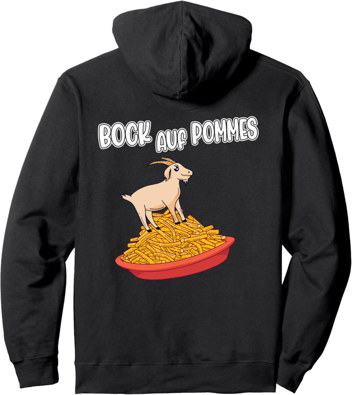 Herren Pommes Männer Fritten, Bock Auf Pommes Pullover Hoodie
