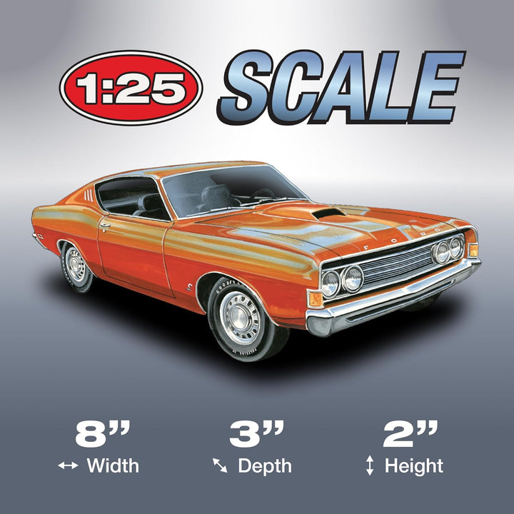 AMT Ertl 1969er Ford Torino Cobra Fastback Mehrfarbig
